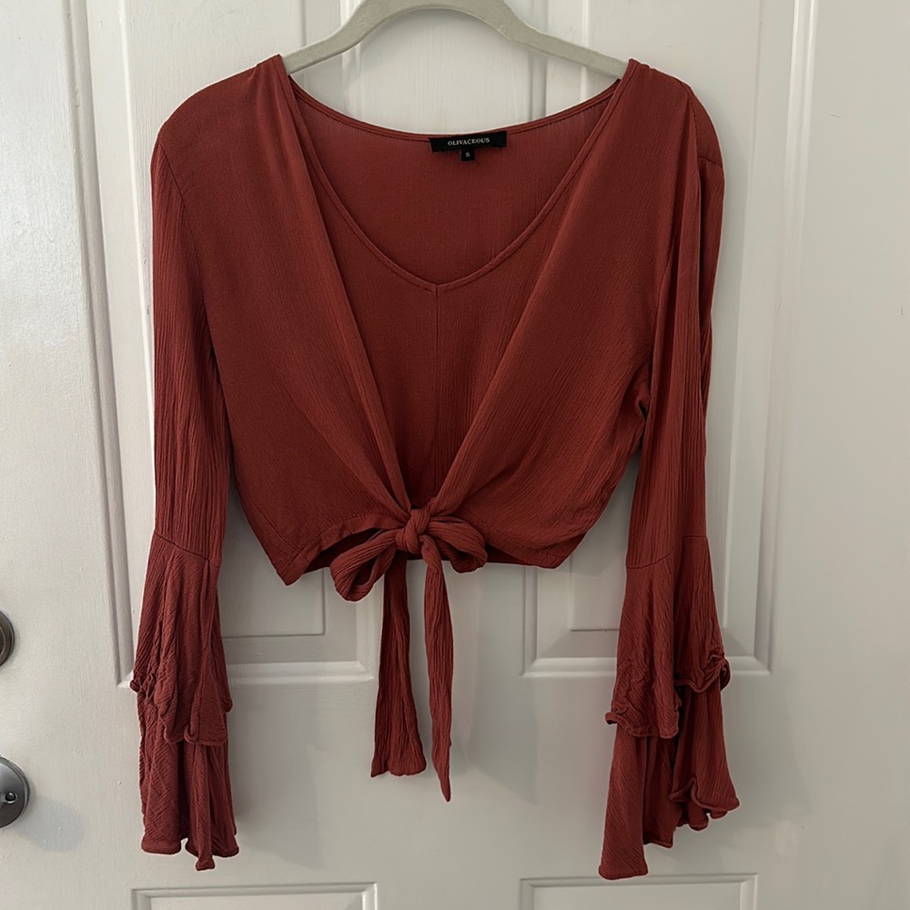 Balloon sleeve top
